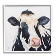 thumbnail image 1 of Stupell Industries Farm Cow Cattle Closeup Country Animal Portrait Framed Wall Art, 12 x 12, Design by Diane Fifer, 1 of 5