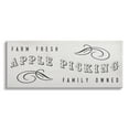 thumbnail image 1 of Stupell Industries Farm Fresh Apple Picking Family Owned Harvest Sign, 40 x 17,Design by Daphne Polselli, 1 of 5