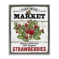 thumbnail image 1 of Stupell Industries Cottage Farm Fresh Strawberries Gray Floating Frame Canvas Art, 17 x 21, by Creatif Belle, 1 of 8