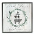 thumbnail image 1 of Stupell Industries Farm Fresh Welcome Sign Tartan Cow Laurels , 12 x 12, Design by Carol Robinson, 1 of 5