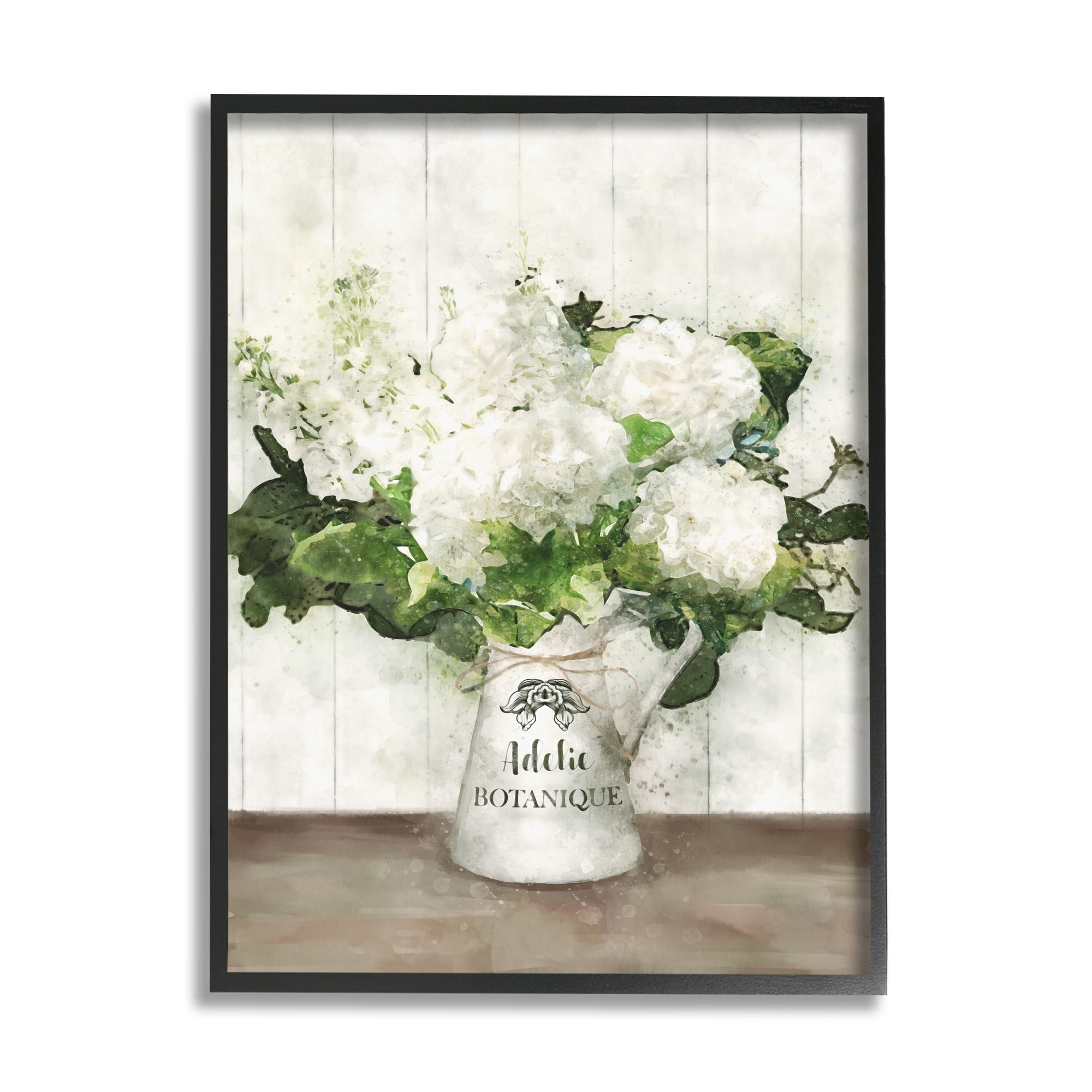 Stupell Industries Farm Fresh White Florals in Antique Milk Pitcher Designed by Ziwei Li