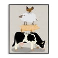 thumbnail image 1 of Stupell Industries Cottage Farm Stack over Beige Black Framed Giclee Art, 11 x 14, by Marcus Prime, 1 of 8
