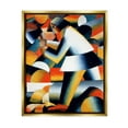 thumbnail image 1 of Stupell Industries Farmer Kazimir Melevih Classic Abstract Painting Painting Metallic Gold Floating Framed Canvas Print Wall Art, Design by one1000paintings, 1 of 5