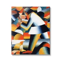 Stupell Industries Farmer Kazimir Melevih Classic Abstract Painting Painting Gallery Wrapped Canvas Print Wall Art, Design by one1000paintings