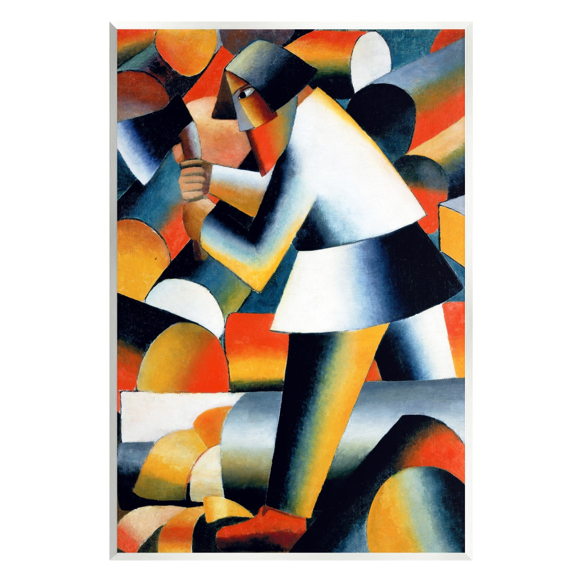 Stupell Industries Farmer Kazimir Melevih Classic Abstract Painting Painting Unframed Art Print Wall Art, Design by one1000paintings