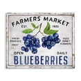 thumbnail image 1 of Stupell Industries Farmhouse Farmers Market Blueberries Canvas Art, 40 x 30, by Creatif Belle, 1 of 8