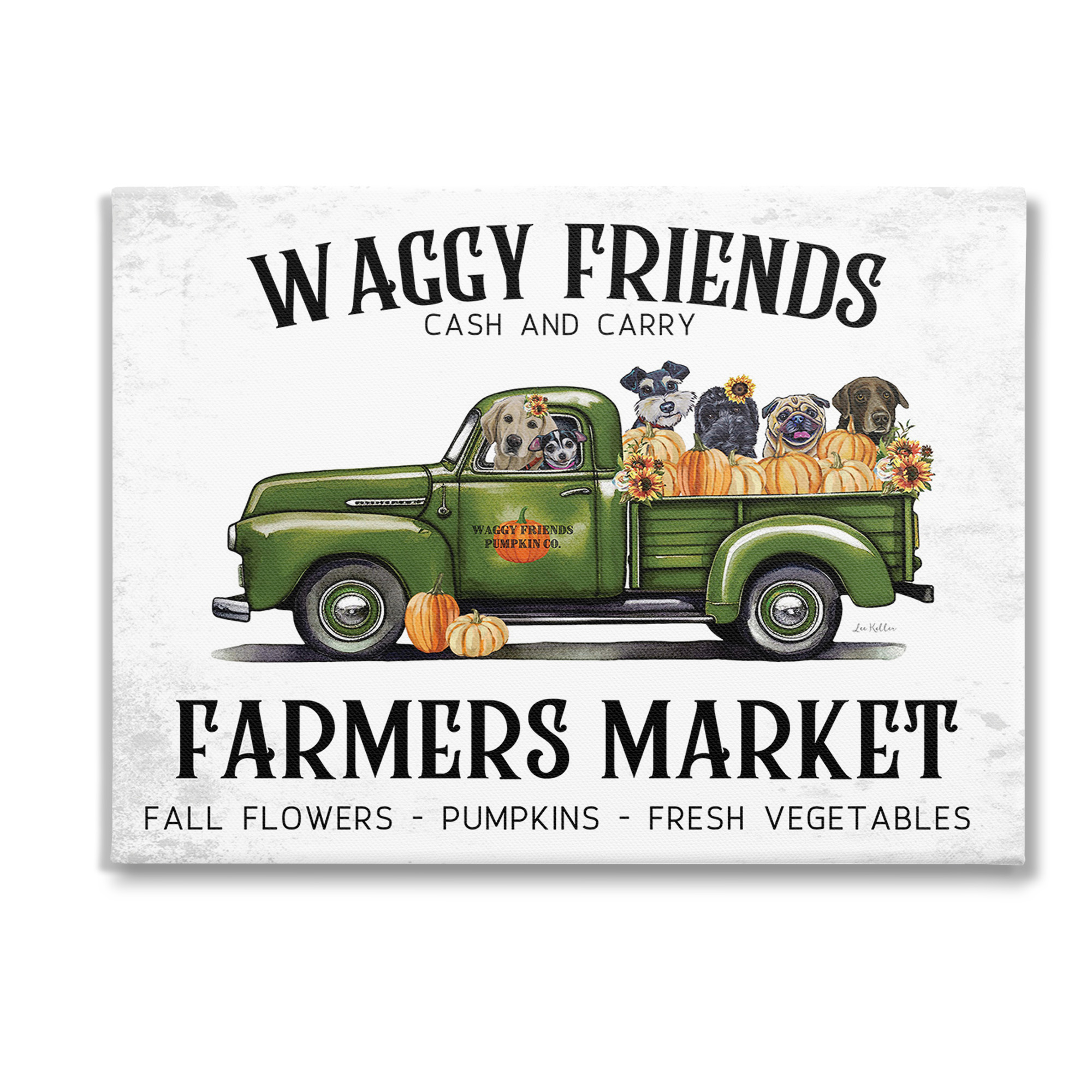 Stupell Industries Farmers Market Pickup Animals & Insects Painting