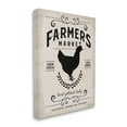 thumbnail image 1 of Stupell Industries Farmers Market Rooster Animal Rustic Textured Word Design Canvas Wall Art by Stephanie Workman Marrott, 1 of 5