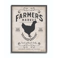 thumbnail image 1 of Stupell Industries Farmers Market Rooster Animal Rustic Textured Word Design Framed Giclee Texturized Art by Stephanie Workman Marrott, 1 of 6