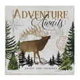 thumbnail image 1 of Stupell Industries Farmhouse Adventure Awaits Ivory Pines Canvas Art, 30 x 30, by Jennifer Pugh, 1 of 7