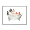 thumbnail image 1 of Stupell Industries Farmhouse Animals Tub Animals & Insects Painting White Framed Art Print Wall Art, 30 x 24, 1 of 9