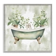 thumbnail image 1 of Stupell Industries Farmhouse Bath Oasis with Greenery Gray Framed Giclee Art, 12 x 12, by Nicole DeCamp, 1 of 7