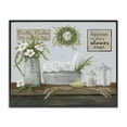 thumbnail image 1 of Stupell Industries Traditional Farmhouse Bathroom Counter Still Life Motivational Phrases Black Framed Giclee Art, 14 x 11, by Pam Britton, 1 of 8
