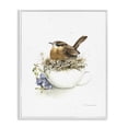 thumbnail image 1 of Stupell Industries Farmhouse Bird Nest in Teacup White Framed Giclee Art, 24 x 30, by Kelley Talent, 1 of 7