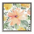 thumbnail image 1 of Stupell Industries Farmhouse Birds Eye Flowers Gray Floating Frame Canvas Art, 25 x 25, by Lanie Loreth, 1 of 8