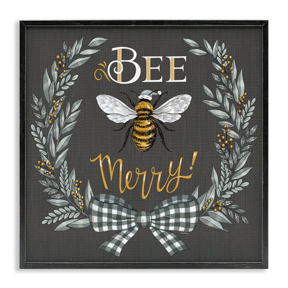 Stupell Industries Farmhouse Black Framed Giclee Art, 12 x 12, by Deb Strain