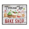 thumbnail image 1 of Stupell Industries Farmhouse Christmas Lane Bake Shop Black Framed Giclee Art, 14 x 11, by Creatif Belle, 1 of 8