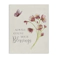 thumbnail image 1 of Stupell Industries Farmhouse Count Your Blessings Florals Canvas Art, 30 x 40, by Janet Tava, 1 of 7