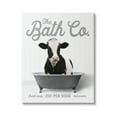 thumbnail image 1 of Stupell Industries Farmhouse Cow in Tub Animals & Insects Painting Gallery Wrapped Canvas Print Wall Art, 24 x 30, 1 of 8