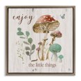thumbnail image 1 of Stupell Industries Farmhouse Enjoy Little Things Brown Floating Frame Canvas Art, 18 x 18, by Nan, 1 of 8