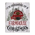 thumbnail image 1 of Stupell Industries Farmhouse Farmhouse Christmas Dreaming Canvas Art, 24 x 30, by Creatif Belle, 1 of 8