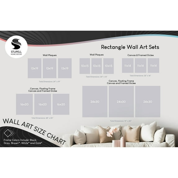 Stupell Industries Farmhouse Flower Bouquets Navy Blue White Painting Framed Wall Art Design by James Wiens, 3 Piece, 11" x 14", Gray Framed