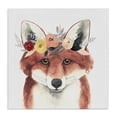 thumbnail image 1 of Stupell Industries Farmhouse Forest Fox in Flower Crown Canvas Art, 17 x 17, by Grace Popp, 1 of 7
