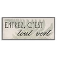 thumbnail image 1 of Stupell Industries Farmhouse French It's All Green Black Framed Giclee Art, 24 x 10, by Lil' Rue, 1 of 7