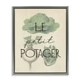 thumbnail image 1 of Stupell Industries Farmhouse French Vegetable Garden Gray Floating Frame Canvas Art, 17 x 21, by Lil' Rue, 1 of 8