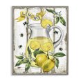 thumbnail image 1 of Stupell Industries Farmhouse Fresh Lemon Food & Beverage Painting Gray Framed Art Print Wall Art, 24 x 30, 1 of 2