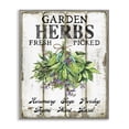 thumbnail image 1 of Stupell Industries Farmhouse Fresh Picked Garden Herbs Gray Framed Giclee Art, 11 x 14, by Creatif Belle, 1 of 8