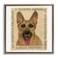 thumbnail image 1 of Stupell Industries Farmhouse Fun German Shepherd Phrases Brown Floating Frame Canvas Art, 25 x 25, by Nancy Overton, 1 of 8