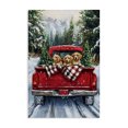 thumbnail image 1 of Stupell Industries Farmhouse Golden Pups Christmas Truck Canvas Art, 30 x 45, by Petals Prints Design, 1 of 8