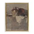 thumbnail image 1 of Stupell Industries Farmhouse Grey Still Life Vase Gold Floating Frame Canvas Art, 25 x 31, by Peter Dewint, 1 of 8