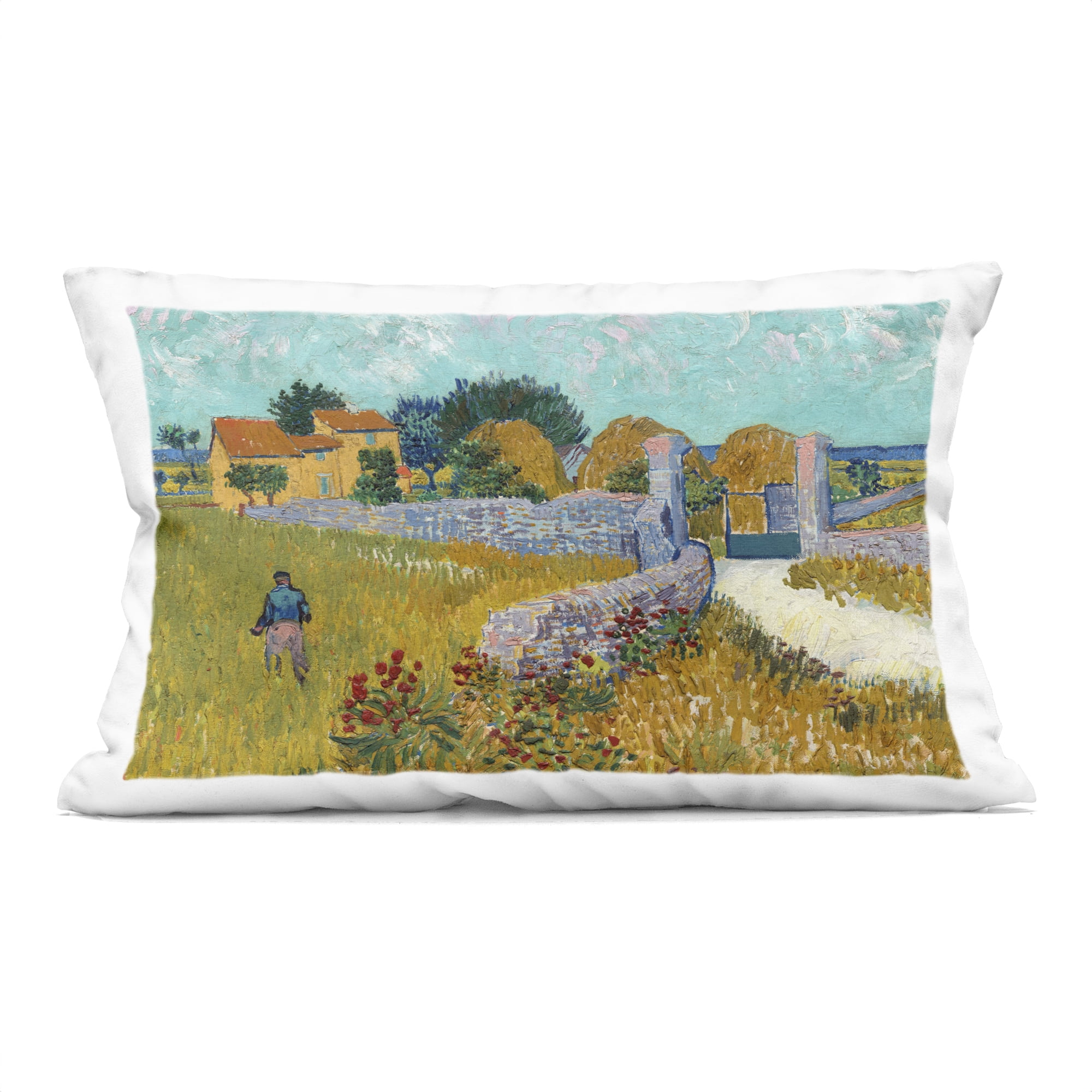Stupell Industries Farmhouse In Provence Decorative Printed Throw Pillow, design by Vincent Van Gogh