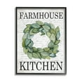 thumbnail image 1 of Stupell Industries Farmhouse Kitchen Phrase Tree Leaf Wreath Soft Script, 16 x 20, Design by Lettered and Lined, 1 of 5
