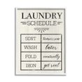 thumbnail image 1 of Stupell Industries Farmhouse Laundry Schedule Sort Tomorrow Wash Later, 11 x 14, Design by Daphne Polselli, 1 of 7