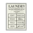 thumbnail image 1 of Stupell Industries Farmhouse Laundry Schedule Sort Tomorrow Wash Later, 24 x 30, Design by Daphne Polselli, 1 of 7