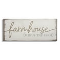 thumbnail image 1 of Stupell Industries Farmhouse Minus the Farm Sign Rustic Country Text, 48 x 20, Design by Daphne Polselli, 1 of 6