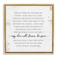 thumbnail image 1 of Stupell Industries Farmhouse My Door Forever Open Parenting Gold Floating Frame Canvas Art, 25 x 25, by Jennifer Pugh, 1 of 7