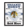 thumbnail image 1 of Stupell Industries Farmhouse Organic Honey Sold Here Black Floating Frame Canvas Art, 17 x 21, by Creatif Belle, 1 of 8
