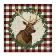 thumbnail image 1 of Stupell Industries Farmhouse Plaid Holiday Elk Canvas Art, 24 x 24, by Paul Brent, 1 of 8