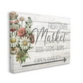 thumbnail image 1 of Stupell Industries Farmhouse Planked Look Fresh Flower Market Open Daily, 36 x 48,Design by Ann Bailey, 1 of 6