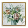 thumbnail image 1 of Stupell Industries Farmhouse Sage & Peach Blossoms Gold Floating Frame Canvas Art, 25 x 25, by Danhui Nai, 1 of 8