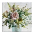 thumbnail image 1 of Stupell Industries Farmhouse Sage & Peach Flowers Canvas Art, 36 x 36, by Danhui Nai, 1 of 8