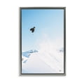 thumbnail image 1 of Stupell Industries Farmhouse Snow Day Snowboarder Gray Floating Frame Canvas Art, 17 x 25, by Max Blakesberg Studios, 1 of 8
