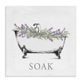 thumbnail image 1 of Stupell Industries Farmhouse Soak Bathtub with Lavender Canvas Art, 36 x 36, by Lettered and Lined, 1 of 7
