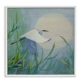 thumbnail image 1 of Stupell Industries Farmhouse Soaring Snowy Egret White Framed Giclee Art, 12 x 12, by Floy Zittin, 1 of 6