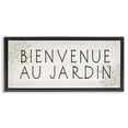 thumbnail image 1 of Stupell Industries Farmhouse Welcome to Garden Rustic Black Floating Frame Canvas Art, 25 x 11, by Lil' Rue, 1 of 8