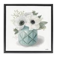 thumbnail image 1 of Stupell Industries Farmhouse White Flowers in Turquoise Vase Black Floating Frame Canvas Art, 18 x 18, by House Fenway, 1 of 7